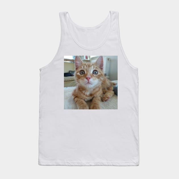 Woody the cat Tank Top by kathyarchbold